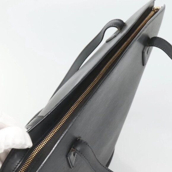 LOUIS VUITTON Epi Saint Jacques Shopping Shoulder Bag Black M52262 Auth 127498 - Picture 7 of 16